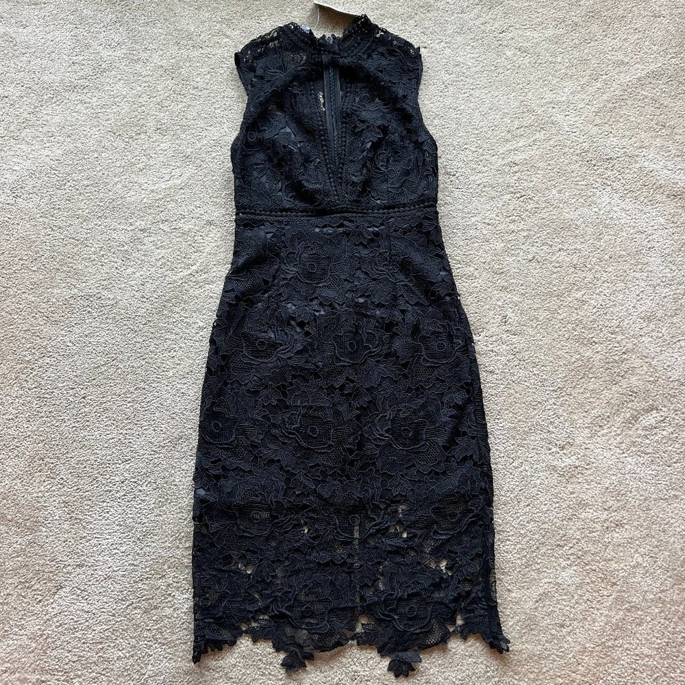 Bebe Black Lace Dress - Size 4